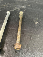 Load image into Gallery viewer, 2001 HONDA XR100R XR80R OEM FRONT AXLE WHEEL RIM SWINGARM BOLT