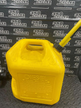 Load image into Gallery viewer, 5 GAL GALLON PLASTIC DIESEL FUEL CAN EASY POUR  JUG SPOUT
