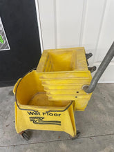 Load image into Gallery viewer, 26 Quart Commercial Mop Bucket Side Press Wringer on Wheels House Cleaning