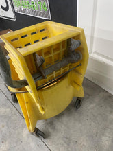 Load image into Gallery viewer, 26 Quart Commercial Mop Bucket Side Press Wringer on Wheels House Cleaning