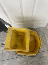Load image into Gallery viewer, 26 Quart Commercial Mop Bucket Side Press Wringer on Wheels House Cleaning