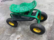 Load image into Gallery viewer, Garden Cart Rolling Workseat with Wheels  Gardening Stool for Planting  360 Deg