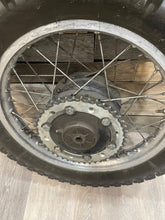 Load image into Gallery viewer, 1980 Yamaha XT500 XT 500 Rear Wheel Tire Rim Hub Assembly 1E6-25311-00-98
