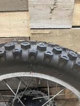 Load image into Gallery viewer, 1980 Yamaha XT500 XT 500 Rear Wheel Tire Rim Hub Assembly 1E6-25311-00-98