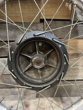 Load image into Gallery viewer, 1980 Yamaha XT500 XT 500 Front Wheel Tire Rim Hub Assembly  1E6-25111-00-98