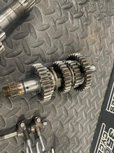 Load image into Gallery viewer, 1980 Yamaha XT500 XT 500 Transmission Tranny Gear Fork Set Primary Counter Shaft