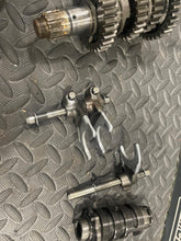 Load image into Gallery viewer, 1980 Yamaha XT500 XT 500 Transmission Tranny Gear Fork Set Primary Counter Shaft