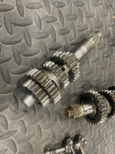 Load image into Gallery viewer, 1980 Yamaha XT500 XT 500 Transmission Tranny Gear Fork Set Primary Counter Shaft