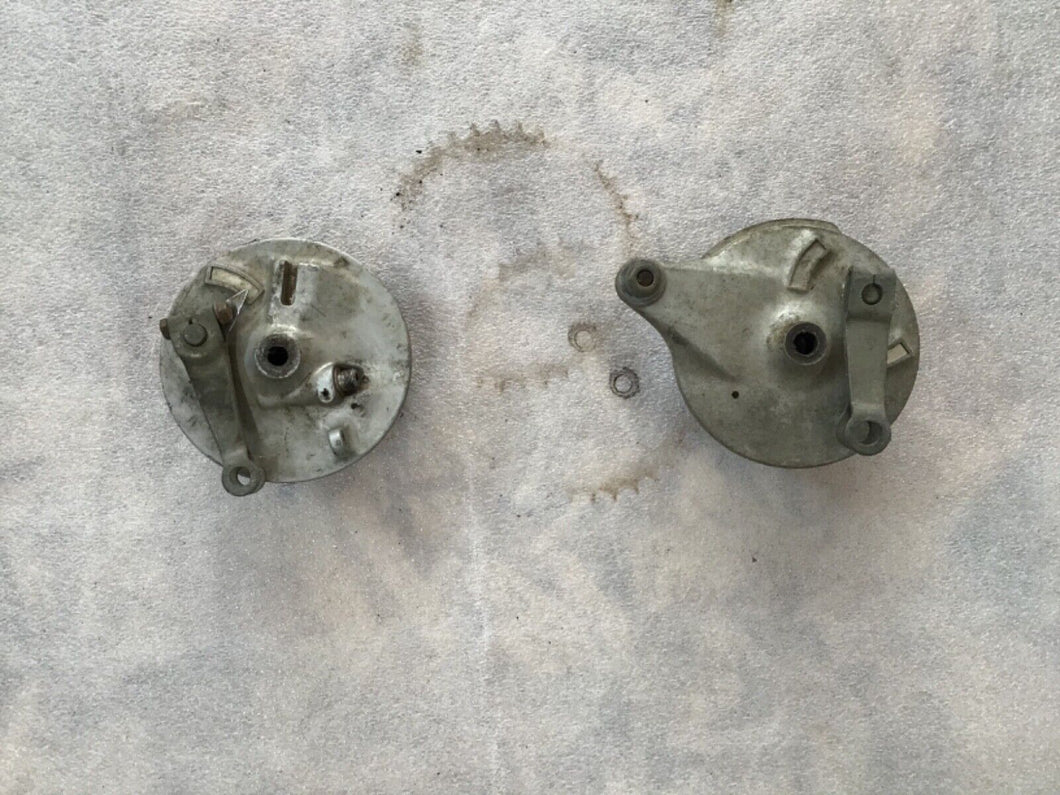 1974 Kawasaki G3SS Front and Rear Brake Plates