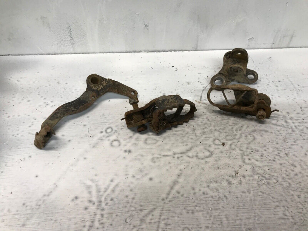 1983 Yamaha YZ100 Foot Pegs Rear Brake Pedal