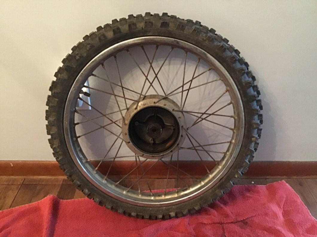 1975 Yamaha DT175 Front Wheel with tire
