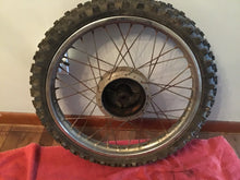 Load image into Gallery viewer, 1975 Yamaha DT175 Front Wheel with tire
