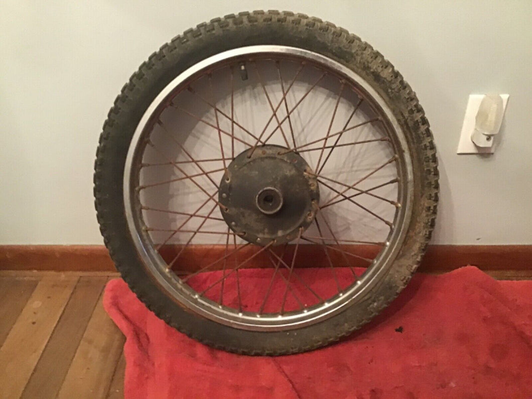1975 Yamaha DT100 Front  Wheel