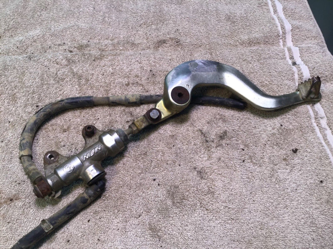 2002 Yamaha WR250F Yz250f rear brake pedal rear brake master cylinder