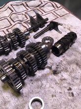 Load image into Gallery viewer, 1978 Honda Hawk CB400T tranny transmission shift forks gears shift cam
