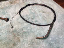 Load image into Gallery viewer, 1974 Harley Davidson Iron head Speedometer cable choke cable speedo cable
