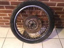 Load image into Gallery viewer, 1974 Harley Davidson Iron head front wheel 19’ front brake disc
