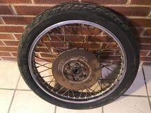 Load image into Gallery viewer, 1974 Harley Davidson Iron head front wheel 19’ front brake disc
