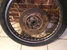 Load image into Gallery viewer, 1974 Harley Davidson Iron head front wheel 19’ front brake disc
