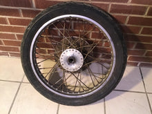 Load image into Gallery viewer, 1974 Harley Davidson Iron head front wheel 19’ front brake disc
