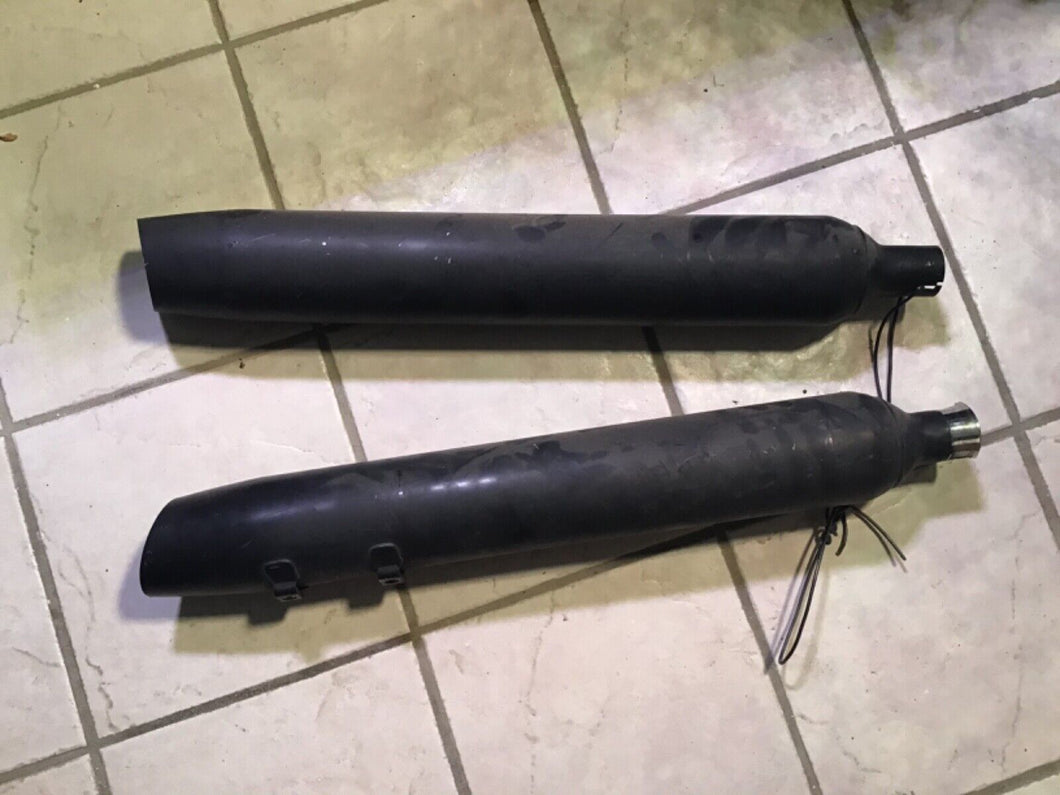 Harley Davidson FLH Exhaust tips mufflers pipes