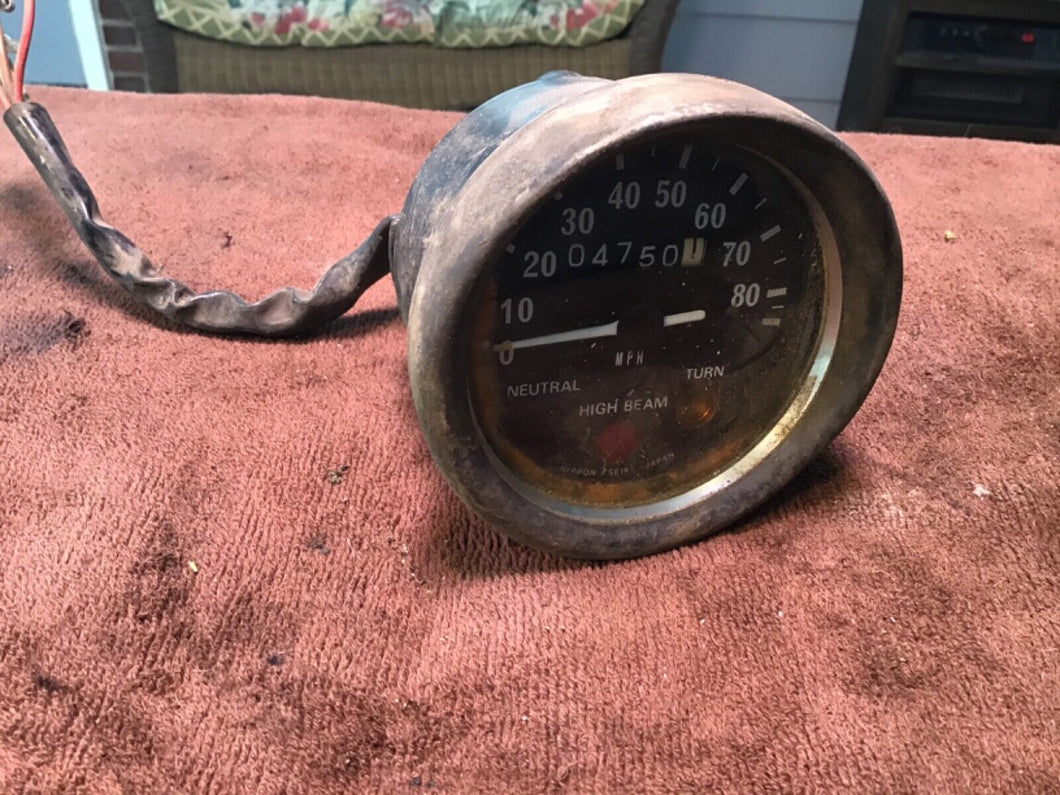 1974 Kawasaki G3SS speedometer speedo indicator gauge