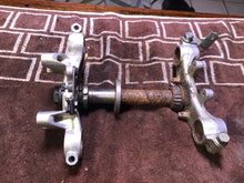 Load image into Gallery viewer, 2007 Yamaha TTR125 Triple tree steering stem choke cable mount
