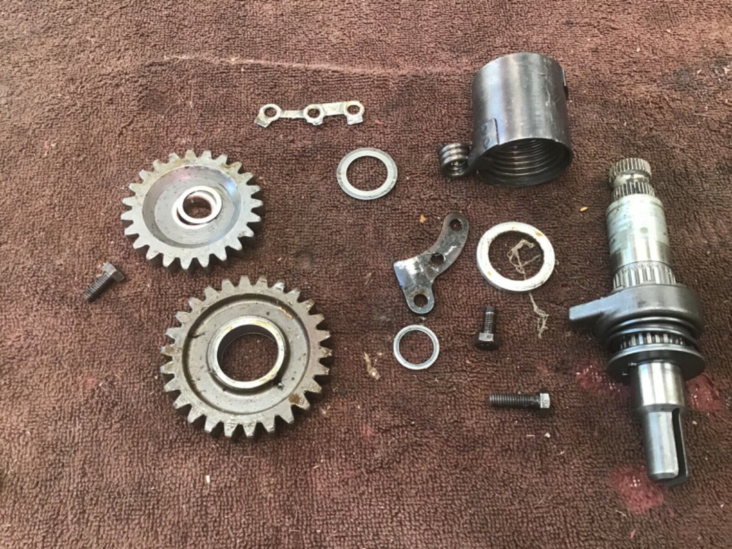 1974 Yamaha MX250 kick starter kicker gear spring kickstart assembly secondary