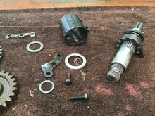 Load image into Gallery viewer, 1974 Yamaha MX250 kick starter kicker gear spring kickstart assembly secondary
