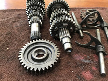 Load image into Gallery viewer, 1974 Penton KTM Hare Scrambler 250 transmission gears shift forks tranny
