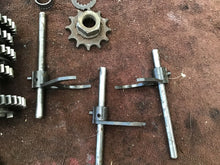 Load image into Gallery viewer, 1974 Penton KTM Hare Scrambler 250 transmission gears shift forks tranny
