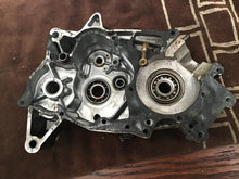 Load image into Gallery viewer, 1974 Suzuki TS100 left crankcase Crank case oil lines
