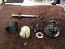 Load image into Gallery viewer, 1974 Suzuki TS100 kicker gear kickstart assembly kick start shaft hardware
