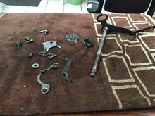 Load image into Gallery viewer, 1974 Suzuki TS100 shift shaft shifting hardware gear selector spring
