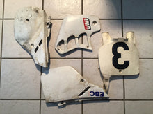 Load image into Gallery viewer, Honda CR125R CR250R Front Number Plate 1990 1991 Side Covers Gas tank shroud
