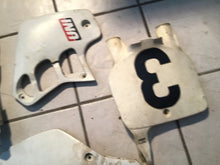 Load image into Gallery viewer, Honda CR125R CR250R Front Number Plate 1990 1991 Side Covers Gas tank shroud
