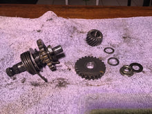 Load image into Gallery viewer, 1975 Yamaha DT100 kickstart spindle kick start primary secondary Gear
