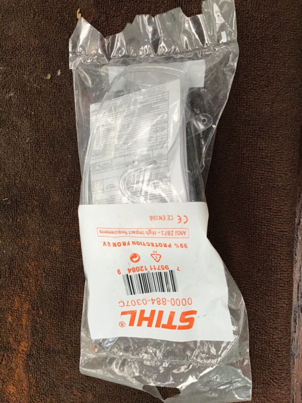 STIHL Part # 0000-884-0307c Clear Safety Glasses; 99% UV protection