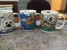 Load image into Gallery viewer, Set of 5 commemorative Sea World of Cleveland Coffee Mug Tea Cup 3 3/4&quot; Tall
