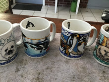 Load image into Gallery viewer, Set of 5 commemorative Sea World of Cleveland Coffee Mug Tea Cup 3 3/4&quot; Tall
