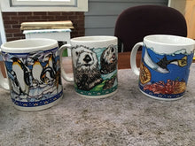 Load image into Gallery viewer, Set of 5 commemorative Sea World of Cleveland Coffee Mug Tea Cup 3 3/4&quot; Tall
