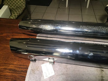 Load image into Gallery viewer, stock oem slip on mufflers harley touring exhaust roadglide flh electraglide 95+
