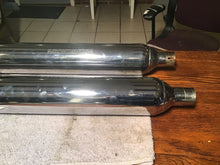Load image into Gallery viewer, stock oem slip on mufflers harley touring exhaust roadglide flh electraglide 95+
