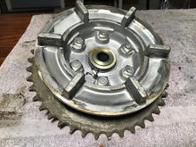 Load image into Gallery viewer, 1975 Suzuki GT250 rear sprocket hub rear wheel hub
