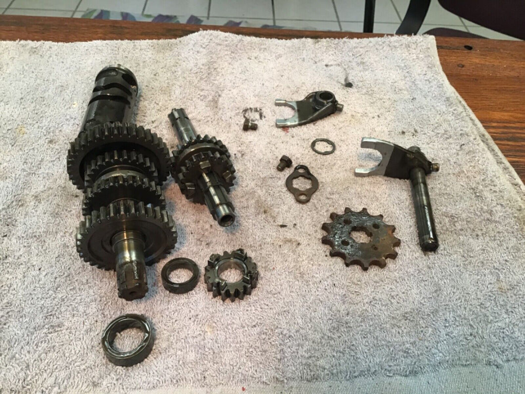 1985 HONDA XL80 XL 80 transmission tranny shift forks complete gears