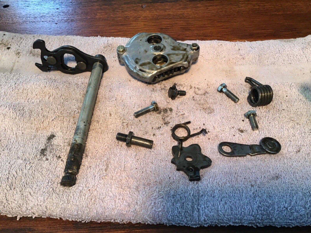 1985 HONDA XL80 XL 80 shift shaft assembly shifter rod oil pump gear selector