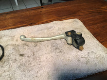 Load image into Gallery viewer, 1977 Kawasaki KZ400 KZ 400 OEM front brake lever perch clutch lever perch lever
