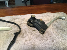 Load image into Gallery viewer, 1977 Kawasaki KZ400 KZ 400 OEM front brake lever perch clutch lever perch lever
