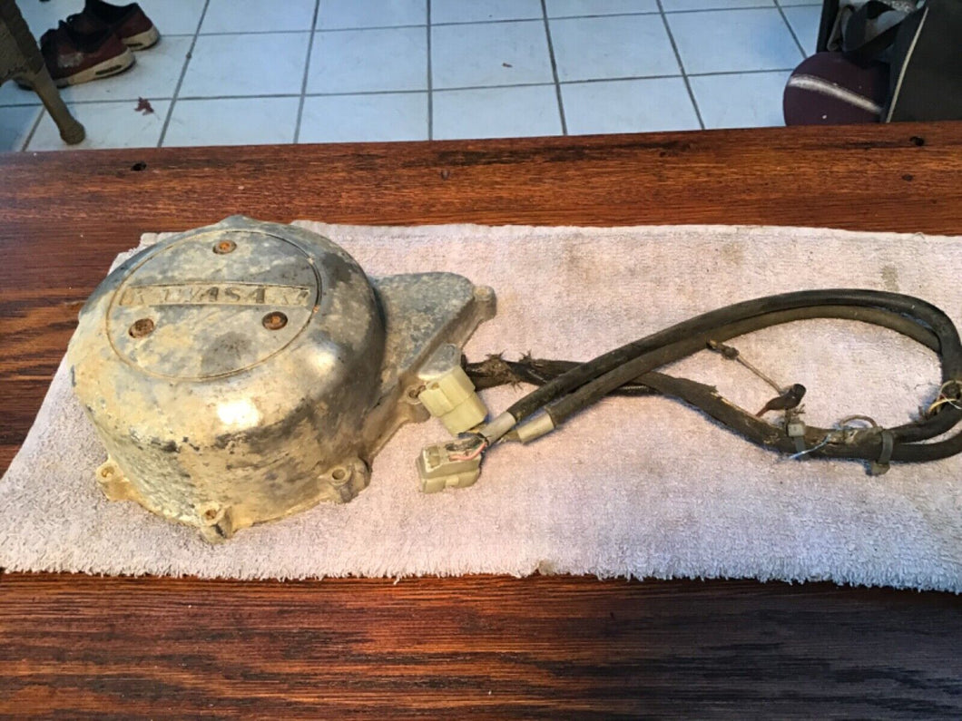 1974 - 1978 Kawasaki KZ400 kz 400 stator cover left hand engine cover