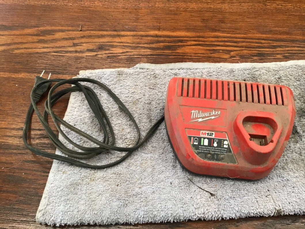New Milwaukee M12 Lithium Ion 12 Volt Battery Charger 48-59-2401